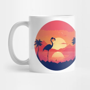 Beach T-Shirt Vector design Mug